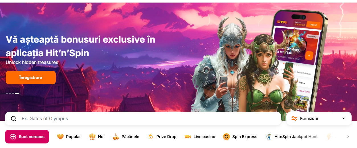 HitNSpin welcome bonus